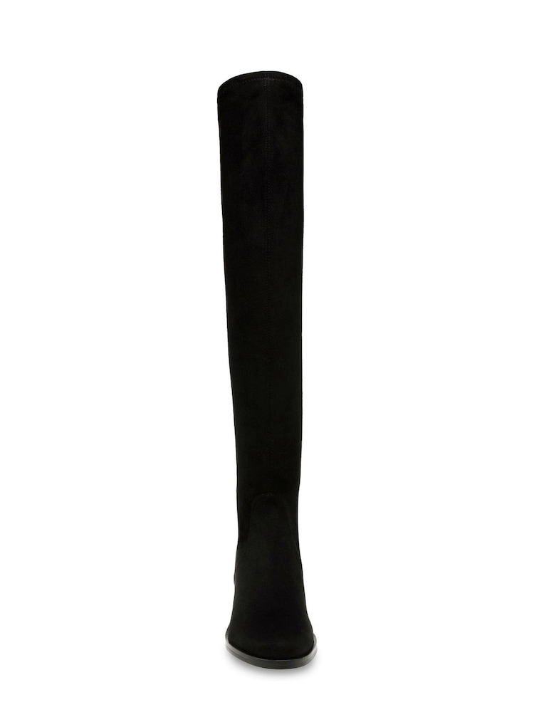 Steve Madden Black Salvador Over the Knee Boots - Image 6 of 7