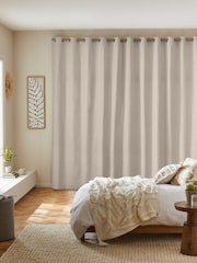 Natural Nikki Made to Measure Cotton/Linen Blend Curtains - Image 2 of 9
