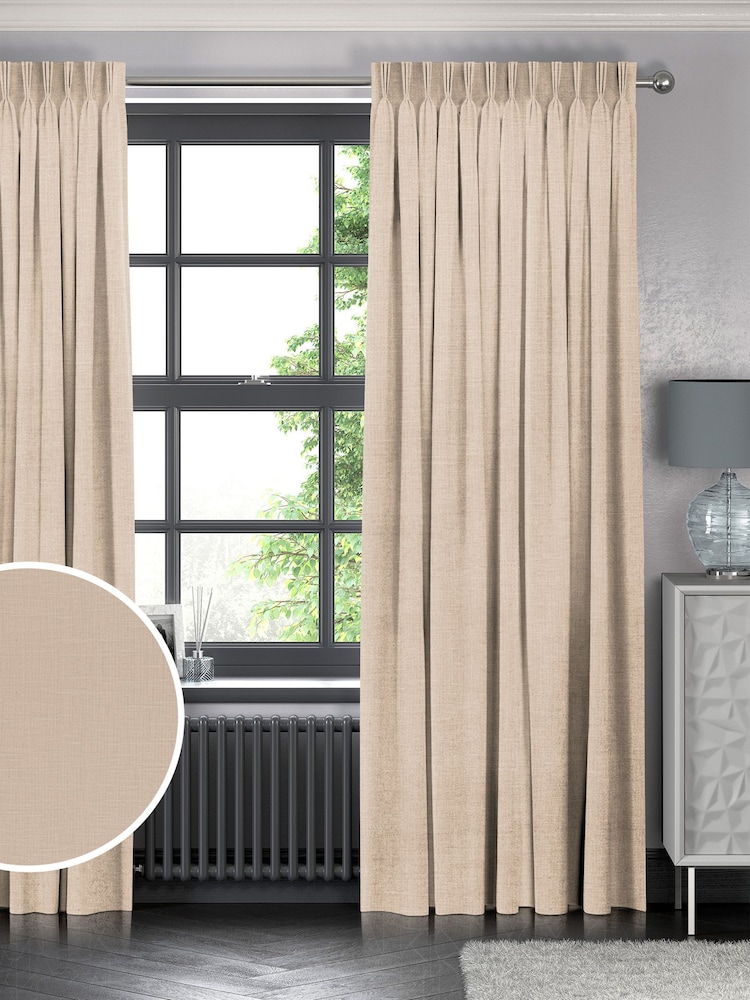 Natural Nikki Made to Measure Curtains - Image 1 of 9