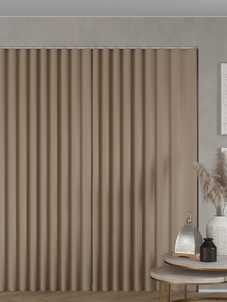 Natural Linen Look Made to Measure Curtains - Image 2 of 9