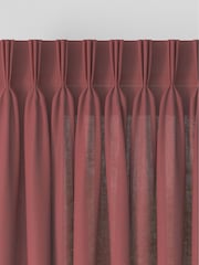 Raspberry Pink Washed Cotton Linen Made To Measure Curtains - Image 5 of 8