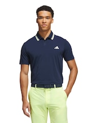 adidas Golf Blue Tour Climacool Performance Golf Polo Shirt - Image 1 of 6