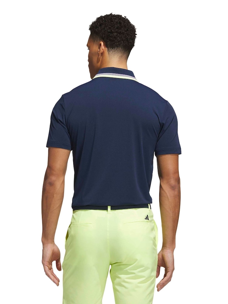 adidas Golf Blue Tour Climacool Performance Golf Polo Shirt - Image 2 of 6