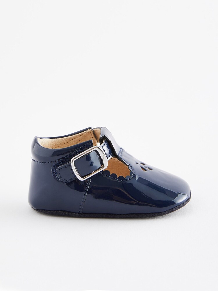 Bleu marine - Chaussures bébé T-Bar (0-24 mois) - Image 4 of 5