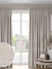 Natural Cosy Texture Made to Measure Curtains - Image 1 of 9