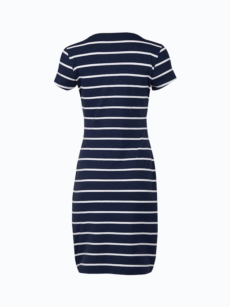 Frugi Navy Blue Organic Cotton Maternity Breastfeeding Dress - Image 3 of 3