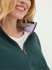 FatFace Green Relaxed Airlie Sweatshirt - Image 3 of 4