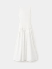 Mango White Balloon Midi Dress - Image 5 of 6