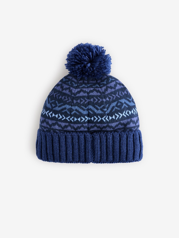 Gorro azul marino con pompón Sweater Weather de Columbia - Imagen 2 de 3