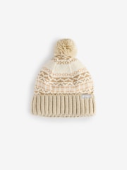 Columbia Sweater Weather Pom White Beanie - Image 1 of 3