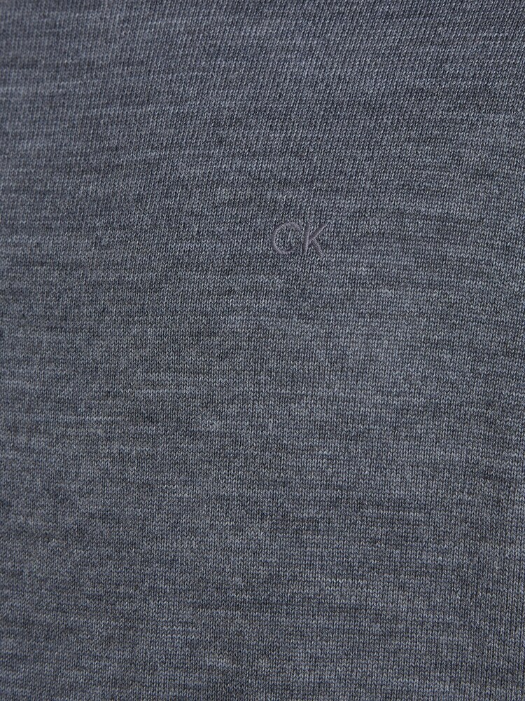 Calvin Klein Grey Merino Turtle Neck Jumper - Image 6 of 6 Calvin Klein Grey Merino Turtle Neck Jumper - Image 6 of 6