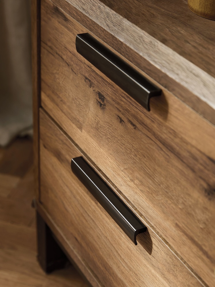 Dark Bronx Up to 65 inch Oak Effect TV Unit - Image 9 of 9