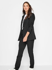 Long Tall Sally Black Scuba Crepe Slim Leg Trousers - Image 2 of 4