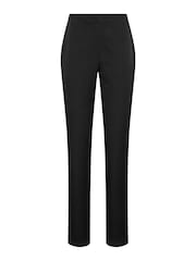 Long Tall Sally Black Scuba Crepe Slim Leg Trousers - Image 3 of 4