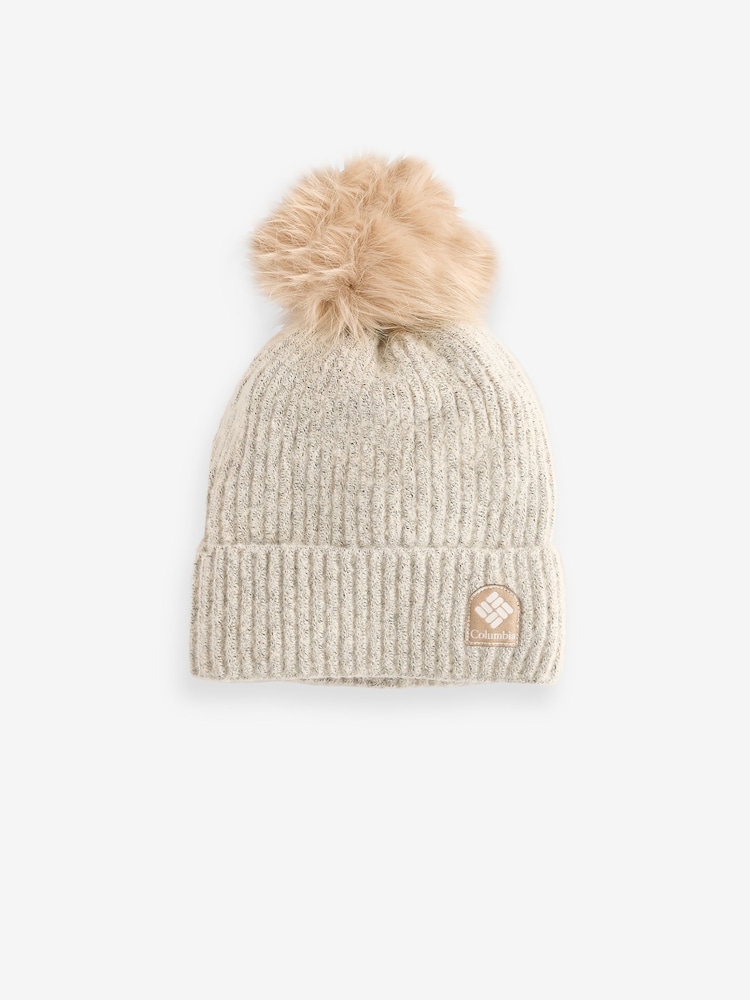Columbia Winter Blur Pom Black Beanie - Image 1 of 3