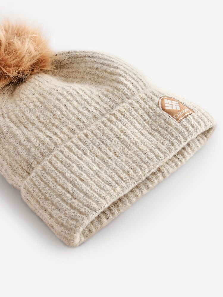 Columbia Winter Blur Pom Black Beanie - Image 2 of 3