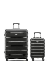 Set Of 2 Large Check-In & Small Carry-On Hardcase Travel Suitcase - Image 1 of 7