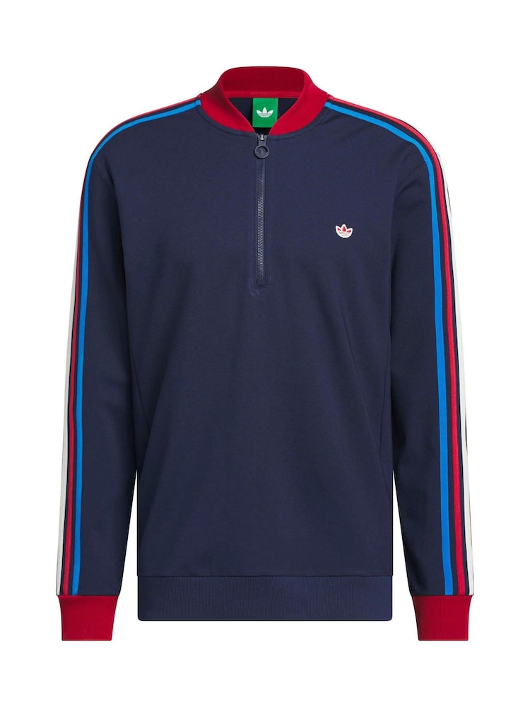 Blue Course Commons Buy adidas original Blue F 3-Stripe 1/4 Zip Sweat Top from Next USA