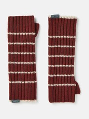 Joules Marie Burgundy Red Fingerless Gloves - Image 1 of 3