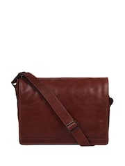 Conkca Zico Leather Messenger Bag - Image 2 of 5