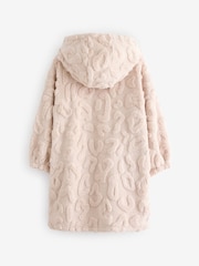Cream Jacquard Fleece Hooded Blanket (3-16yrs) - Image 4 of 5