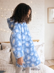 Blue Animal Print Fleece Hooded Blanket (3-16yrs) - Image 3 of 8