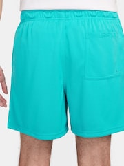 Nike Green Club Mesh Flow Shorts - Image 2 of 8
