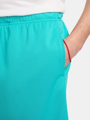 Nike Green Club Mesh Flow Shorts - Image 5 of 8