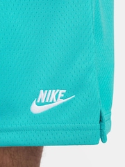 Nike Green Club Mesh Flow Shorts - Image 7 of 8