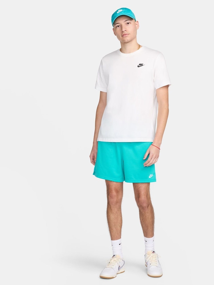 Nike Green Club Mesh Flow Shorts - Image 8 of 8
