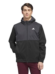 adidas Golf Black Ultimate365 Climaproof Full-Zip Waterproof Jacket - Image 1 of 6