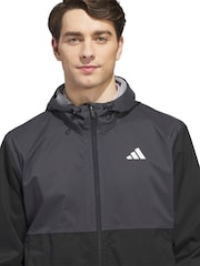 adidas Golf Black Ultimate365 Climaproof Full-Zip Waterproof Jacket - Image 4 of 6