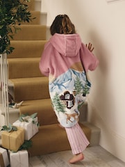 Pink/Blue Blanket Hoodie (3-16yrs) - Image 3 of 7
