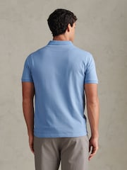 Azul - U.S. Polo Assn Jacquard Check Polo Shirt - Imagen 4 de 7