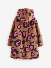 Ecru Animal Print Blanket Hoodie (3-16yrs) - Image 6 of 8