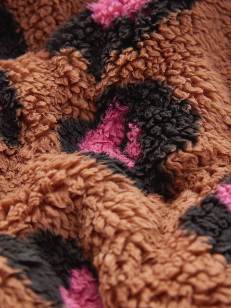 Impression animale Ecru - Couverture Sweat-shirt à capuche (3-16yrs) - Image 7 of 8