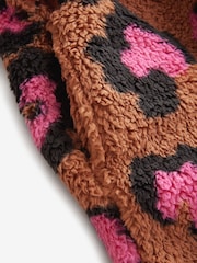 Ecru Animal Print Blanket Hoodie (3-16yrs) - Image 8 of 8