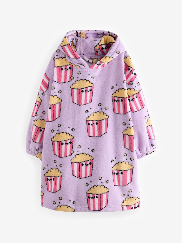 Lilac Purple Popcorn Blanket Hoodie (3-16yrs) - Image 5 of 7