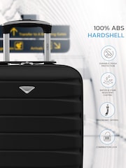 Flight Knight 45x36x20cm EasyJet Underseat 4 Wheel ABS Hard Case Cabin Carry On Hand Luggage - Image 4 of 7