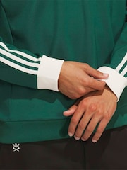 Adidas Golf Green adidas original F 3-Stripe Quarter Zip Sweat Top - Image 5 of 6