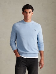 U.S. Polo Assn Herre Moss Stitch Raglan Crew Neck Genser - Bilde 1 av 4