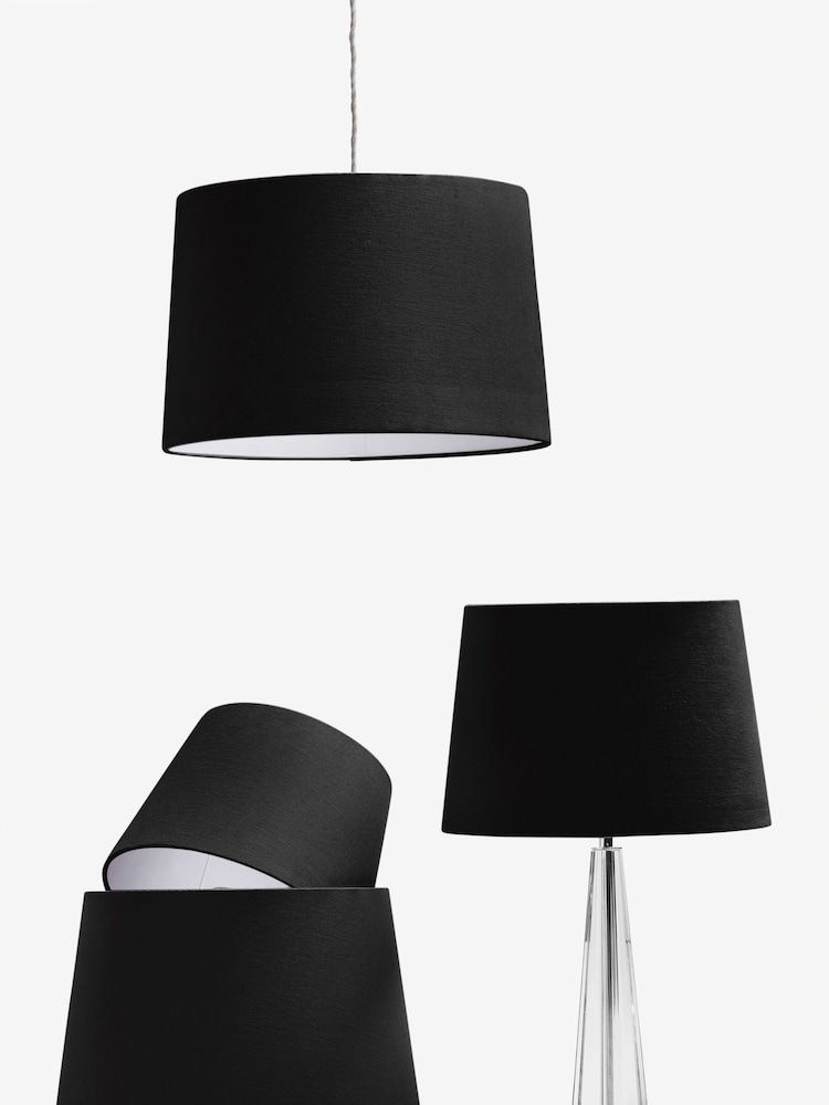 Black Lamp Shade Ceiling Light - Image 4 of 6