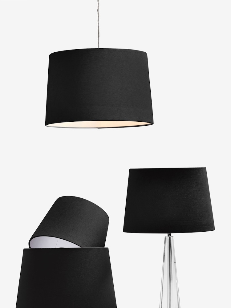 Black Lamp Shade Ceiling Light - Image 5 of 6