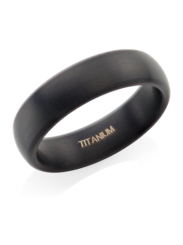 Beaverbrooks Titanium Matte Ring - Image 1 of 5