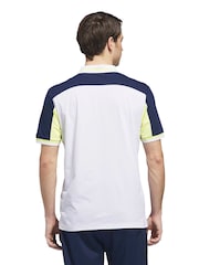 adidas Golf White Beyond The Course Twistknit Polo Shirt - Image 2 of 6