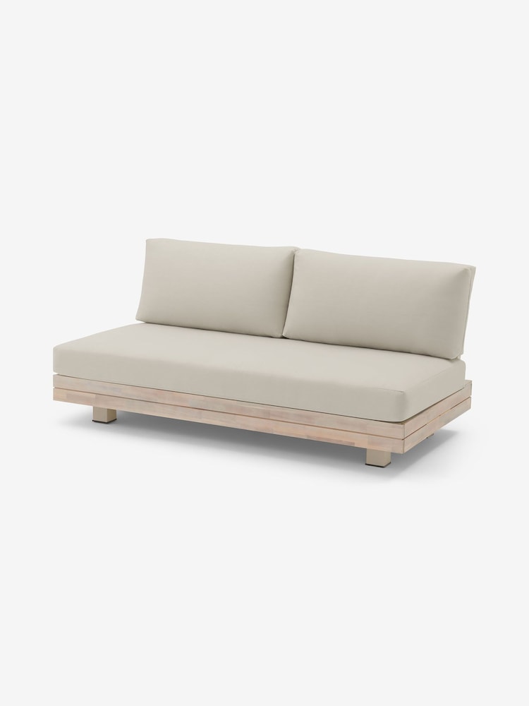 MADE.COM White Avarna Garden 2 Seater Sofa - Image 1 of 3