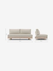 MADE.COM White Avarna Garden 2 Seater Sofa - Image 3 of 3