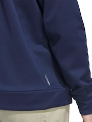 adidas Golf Blue Ultimate365 Tour Quilted Hooded Anorak Jacket - Image 5 of 6