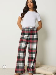 Rouge - PixieGirl Petite Check Long Sleeve Cotton Pyjamas Set - Image 2 de 7