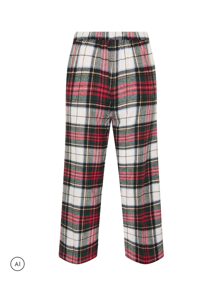 Rouge - PixieGirl Petite Check Long Sleeve Cotton Pyjamas Set - Image 7 de 7 Rouge - PixieGirl Petite Check Long Sleeve Cotton Pyjamas Set - Image 7 de 7